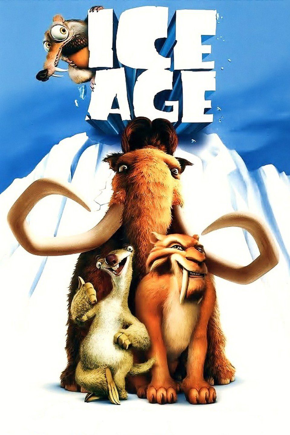 Cartel de Ice Age. La edad de hielo - Estados Unidos