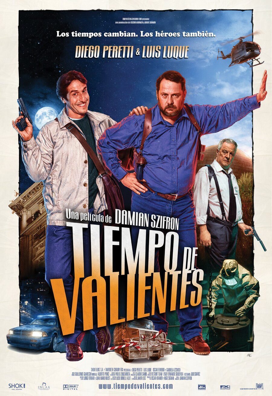 Cartel de Tiempo de valientes - Argentina