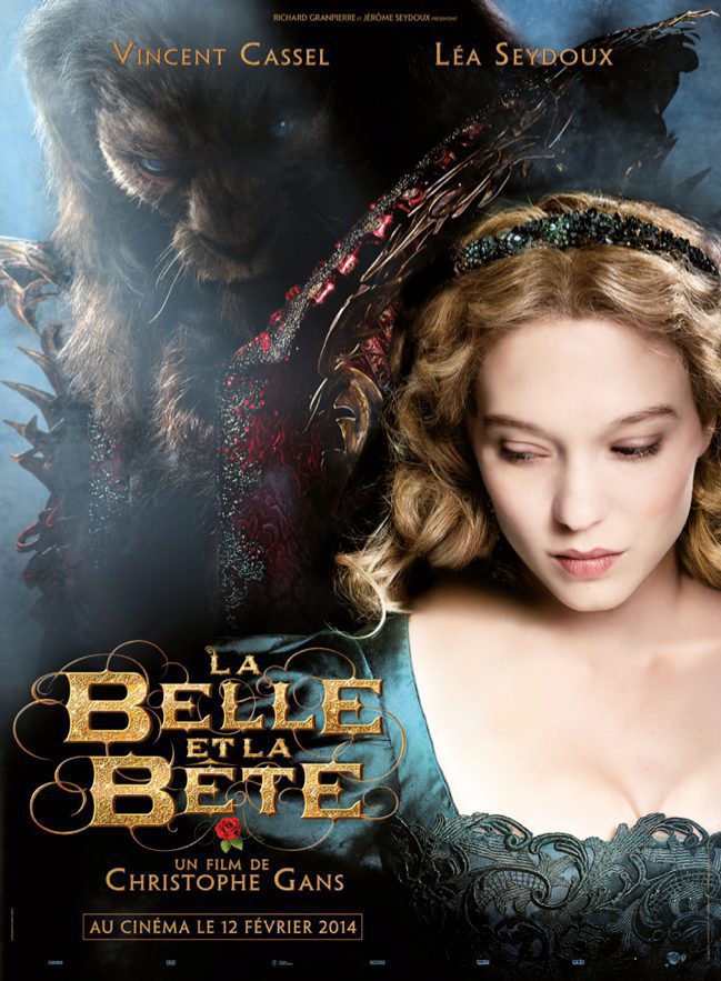 Cartel de la Bella y la Bestia - Francia