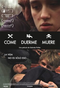 Cartel de Come duerme muere