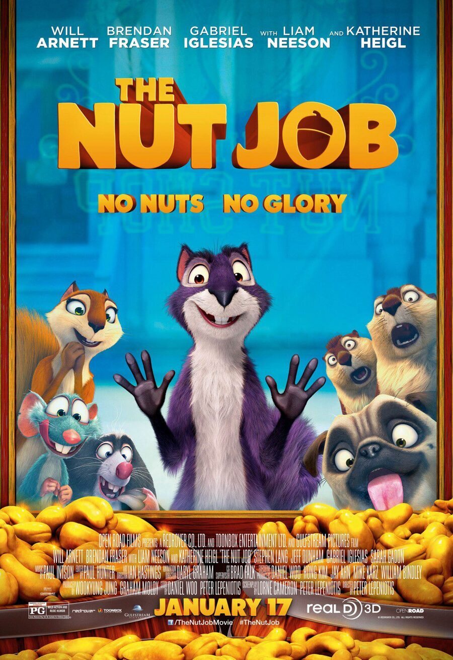 Cartel de Locos por las nueces - EEUU