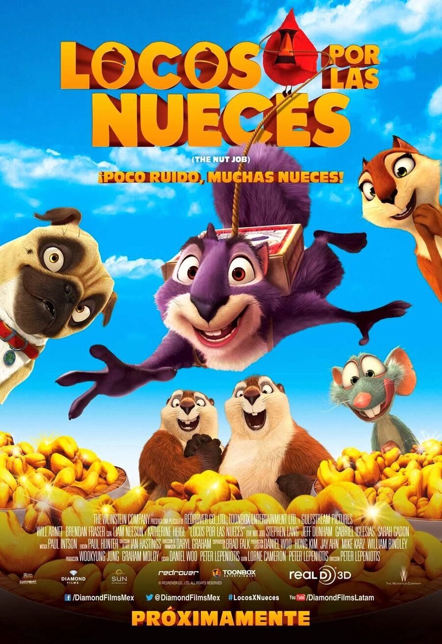 Cartel de Locos por las nueces - México