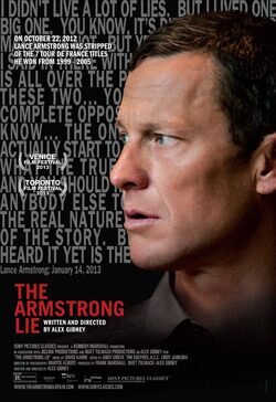 Cartel de La mentira de Armstrong