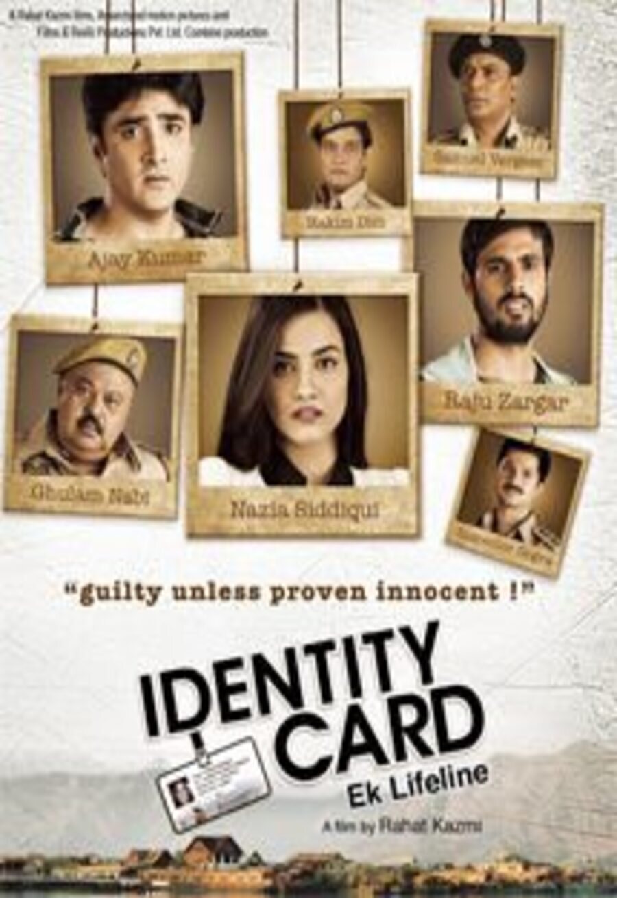 Cartel de Identity Card - Reino Unido