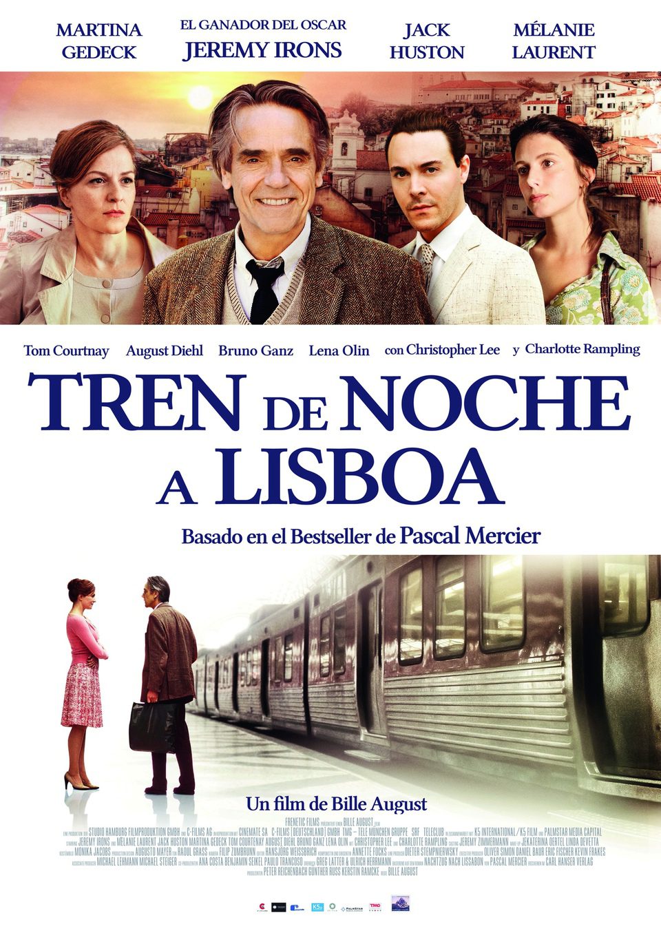 Cartel de Tren de noche a Lisboa - España