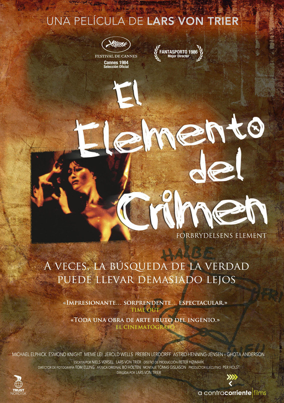 Cartel de Elementos del crimen - España