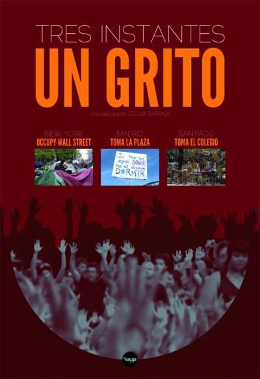 Cartel de Tres instantes, un grito - Chile