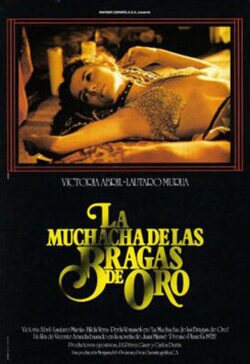 Cartel de La muchacha de las bragas de oro