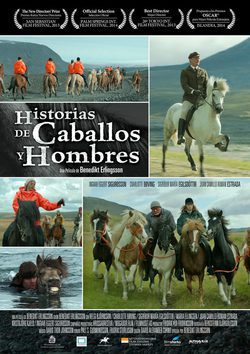 Cartel de Historias de caballos y hombres