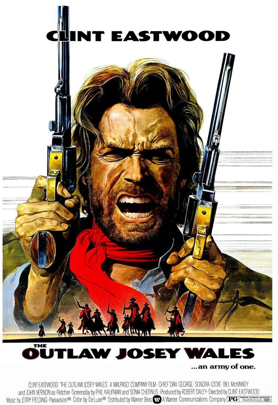 Cartel de El fugitivo Josey Wales - Estados Unidos