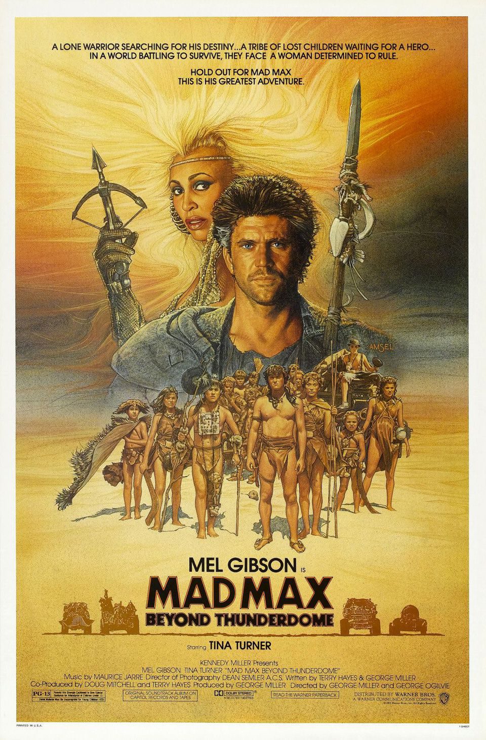 Cartel de Mad Max: Más allá de la cúpula del trueno - Estados Unidos
