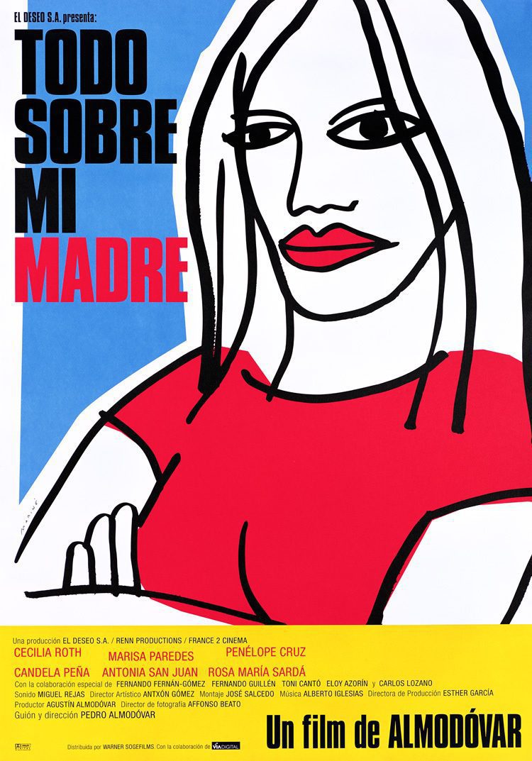 Cartel de Todo sobre mi madre - España