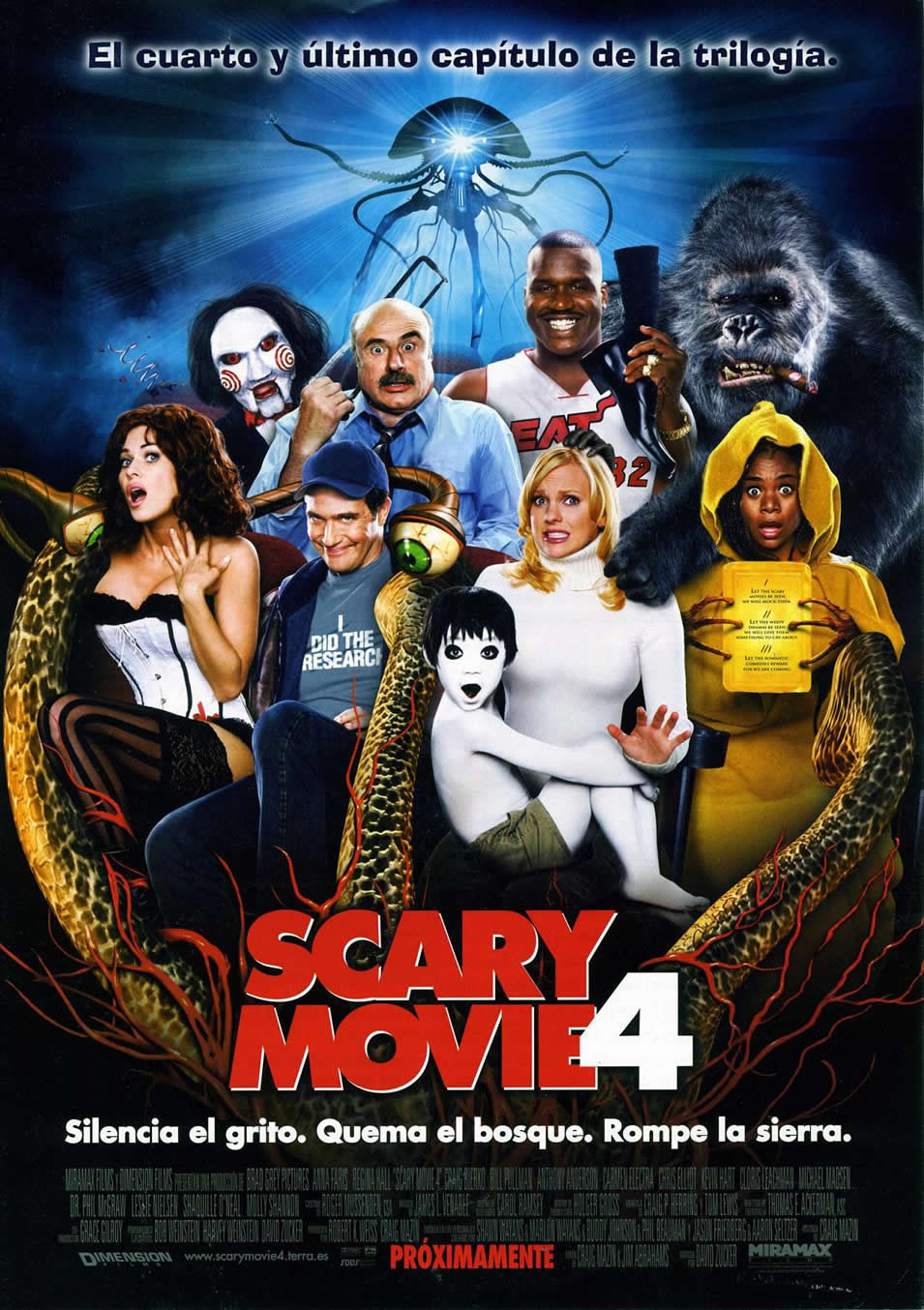 Cartel de Scary Movie 4 - España