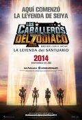 Cartel de Caballeros del Zodiaco: La leyenda del Santuario