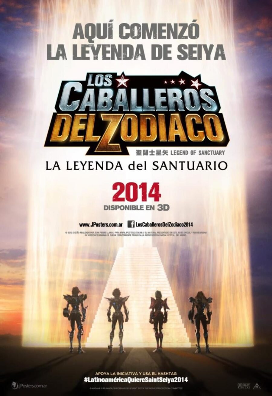 Cartel de Caballeros del Zodiaco: La leyenda del Santuario - México