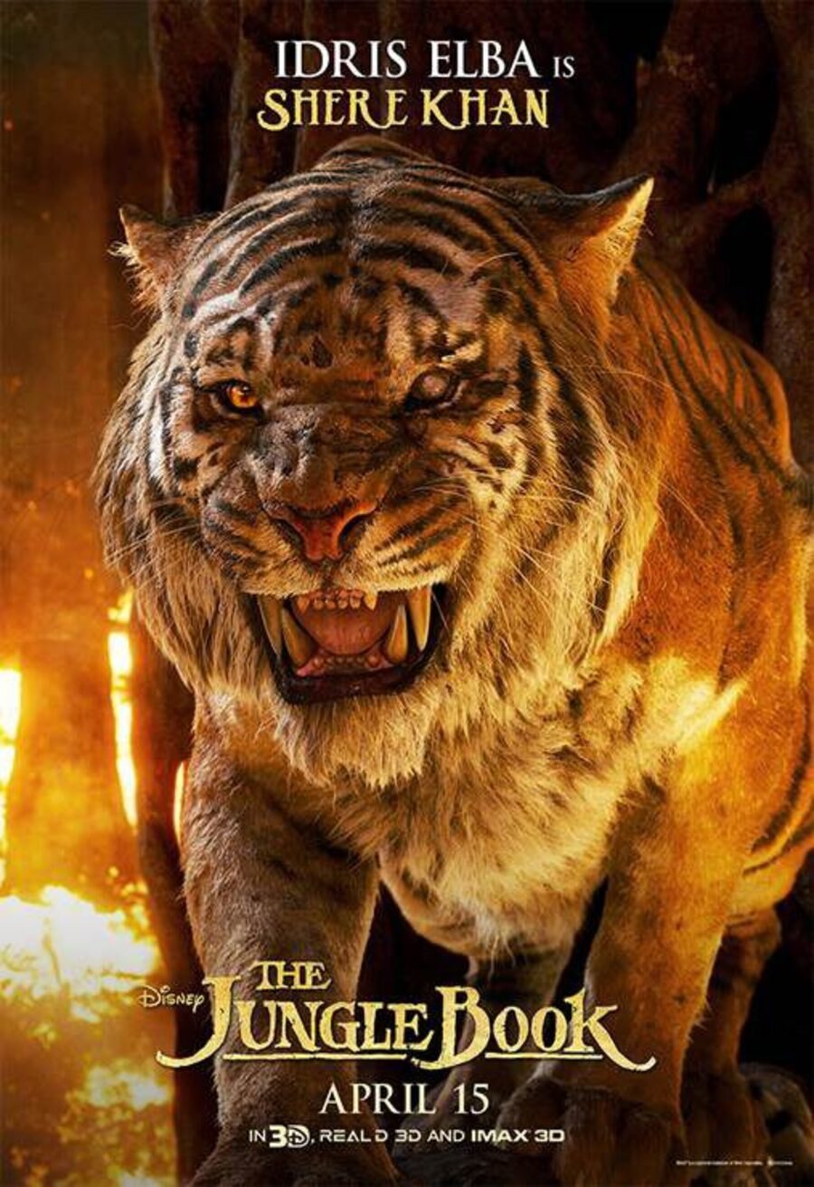 Cartel de El Libro de la Selva - Shere Khan