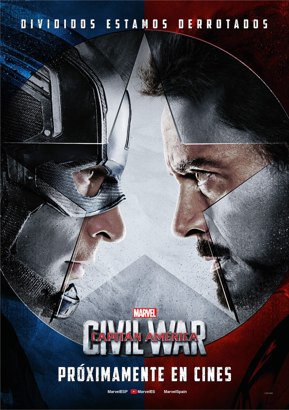 Cartel de Capitán América: Civil War - España