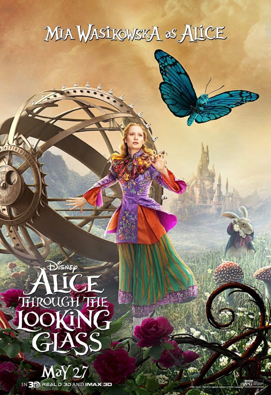 Cartel de Alicia a través del espejo - Mia Wasikowska