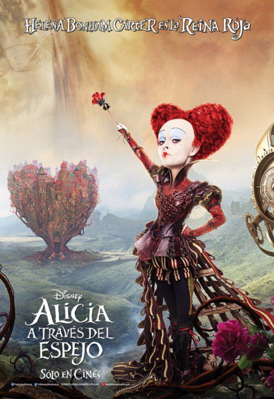 Cartel de Alicia a través del espejo - Temático La Reina Roja
