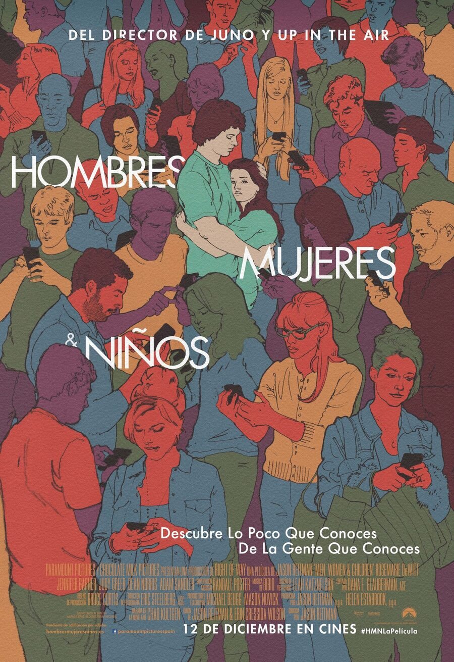 Cartel de Hombres, mujeres y niños - España