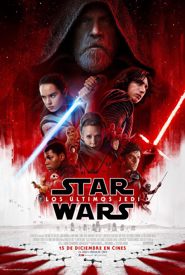 Cartel de Star Wars: Los últimos Jedi - España