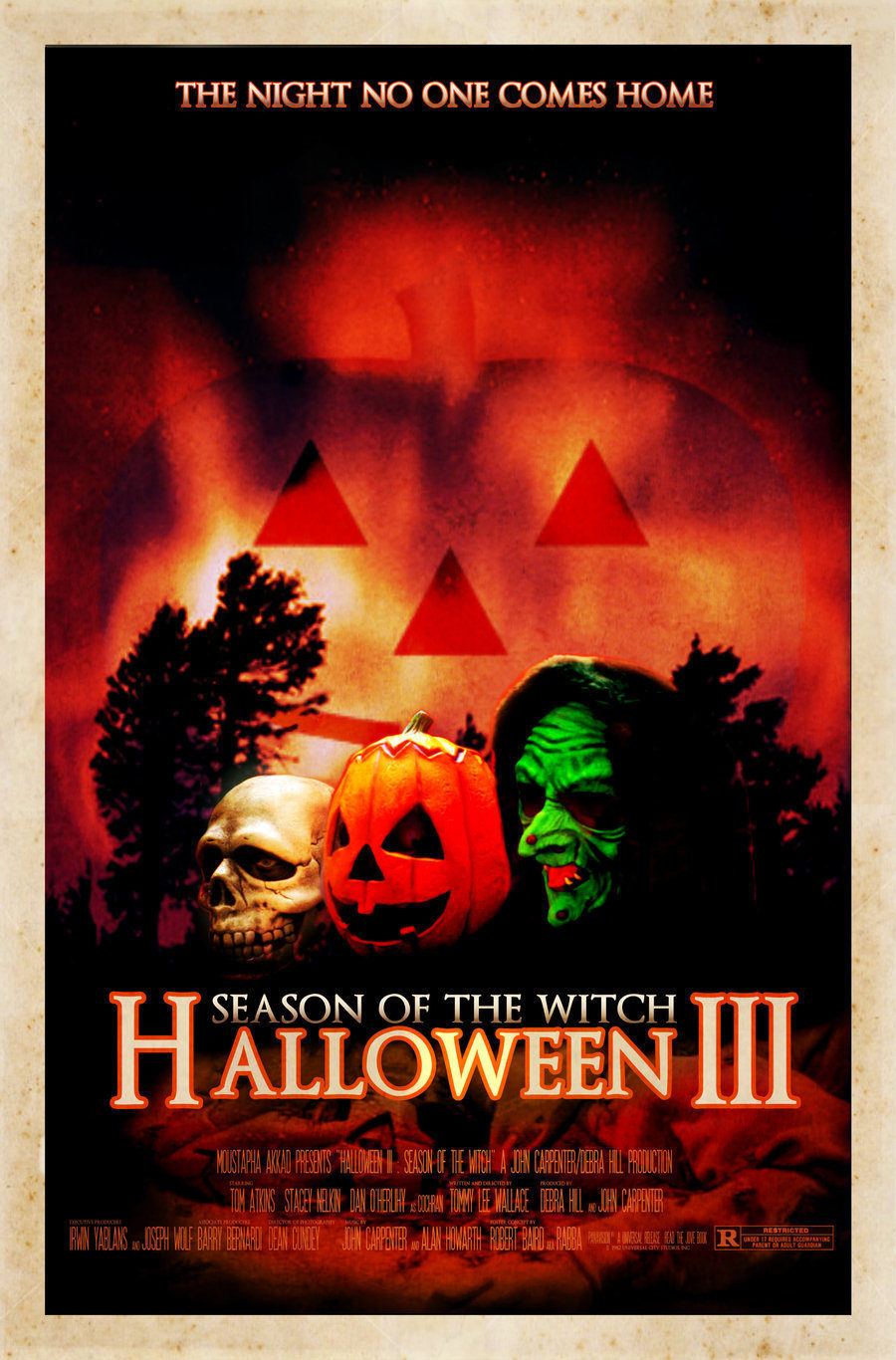 Cartel de Halloween III - El Imperio de las Brujas - Estados Unidos