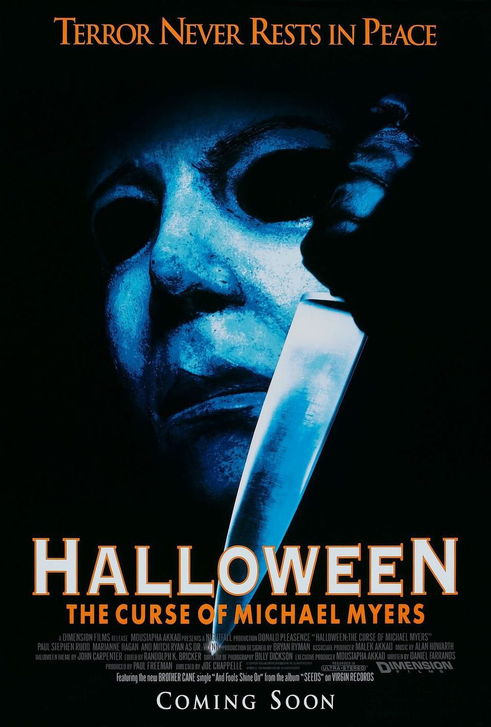 Cartel de Halloween - La maldición de Michael Myers - Estados Unidos