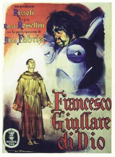 Cartel de Francisco, juglar de Dios - Italia