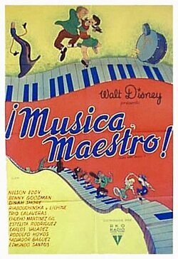 Cartel de Música maestro