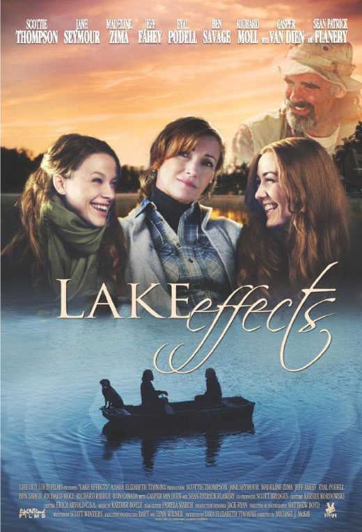 Cartel de Efectos en el lago - Estados Unidos