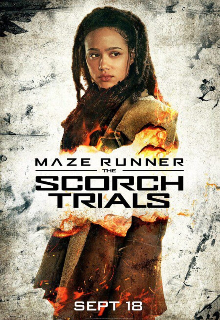 Cartel de Maze Runner: Prueba de Fuego - Nathalie Emmanuel
