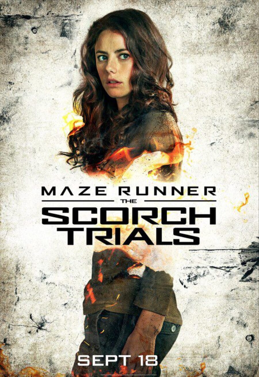 Cartel de Maze Runner: Prueba de Fuego - Kaya Scodelario