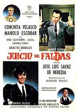 Cartel de Juicio de faldas