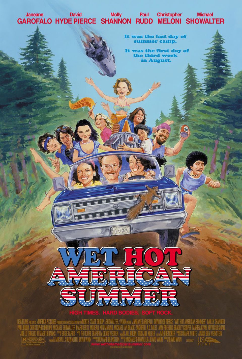 Cartel de Wet Hot American Summer - Estados Unidos