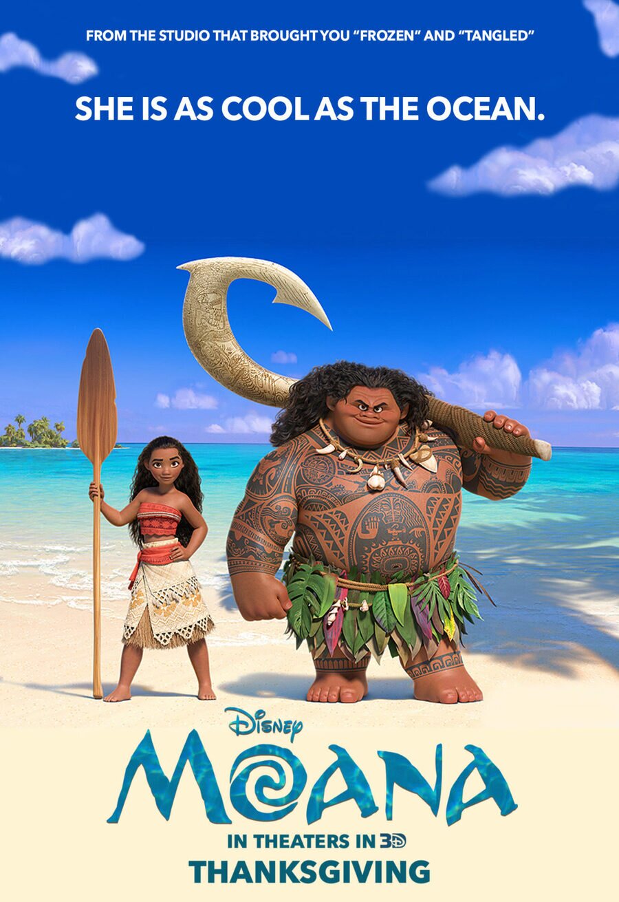 Cartel de Moana: Un mar de aventuras - E.E.U.U.