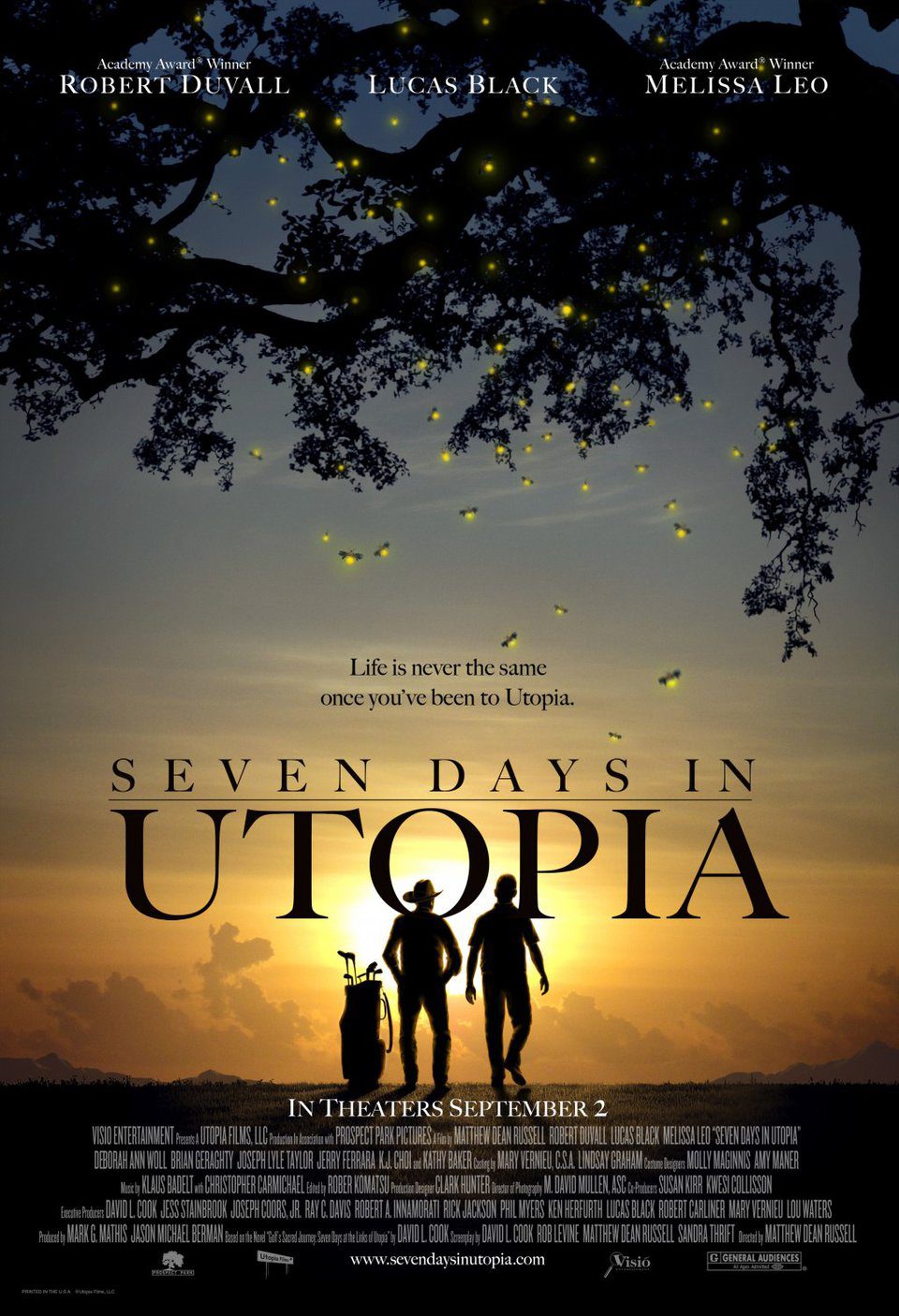Cartel de Seven Days in Utopia - Estados Unidos