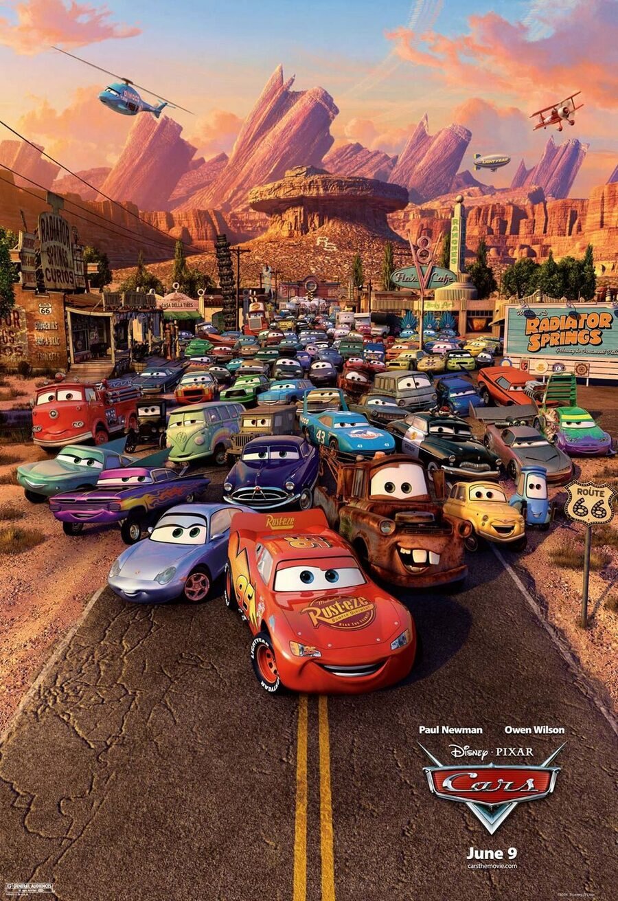 Cartel de Cars - Estados Unidos