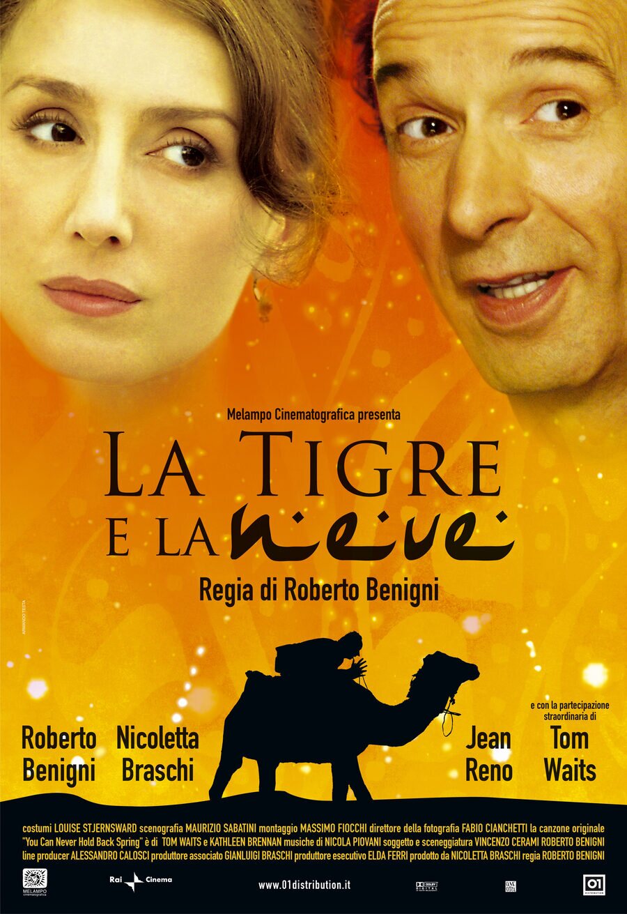 Cartel de El tigre y la nieve - Estados Unidos