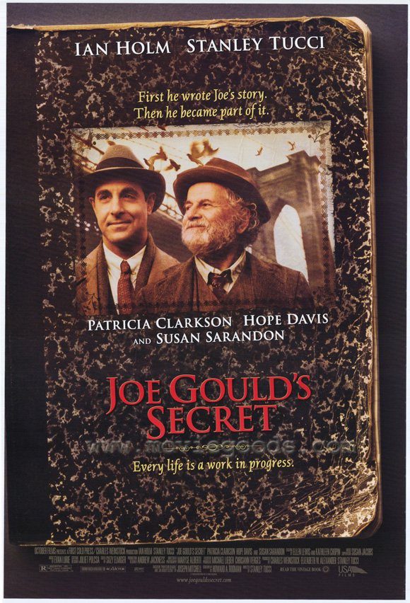 Cartel de El secreto de Joe Gould - Estaodos Unidos