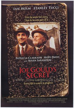 Cartel de El secreto de Joe Gould