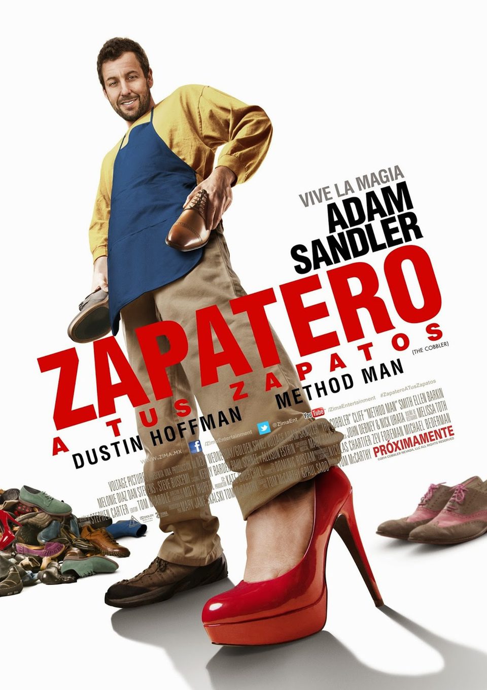 Cartel de Zapatero a tus zapatos - México