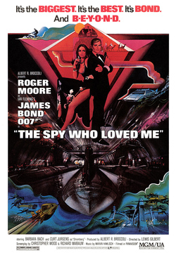 Cartel de 007: La espía que me amó