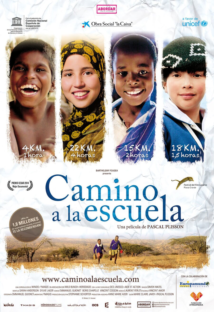 Cartel de Camino a la escuela - España