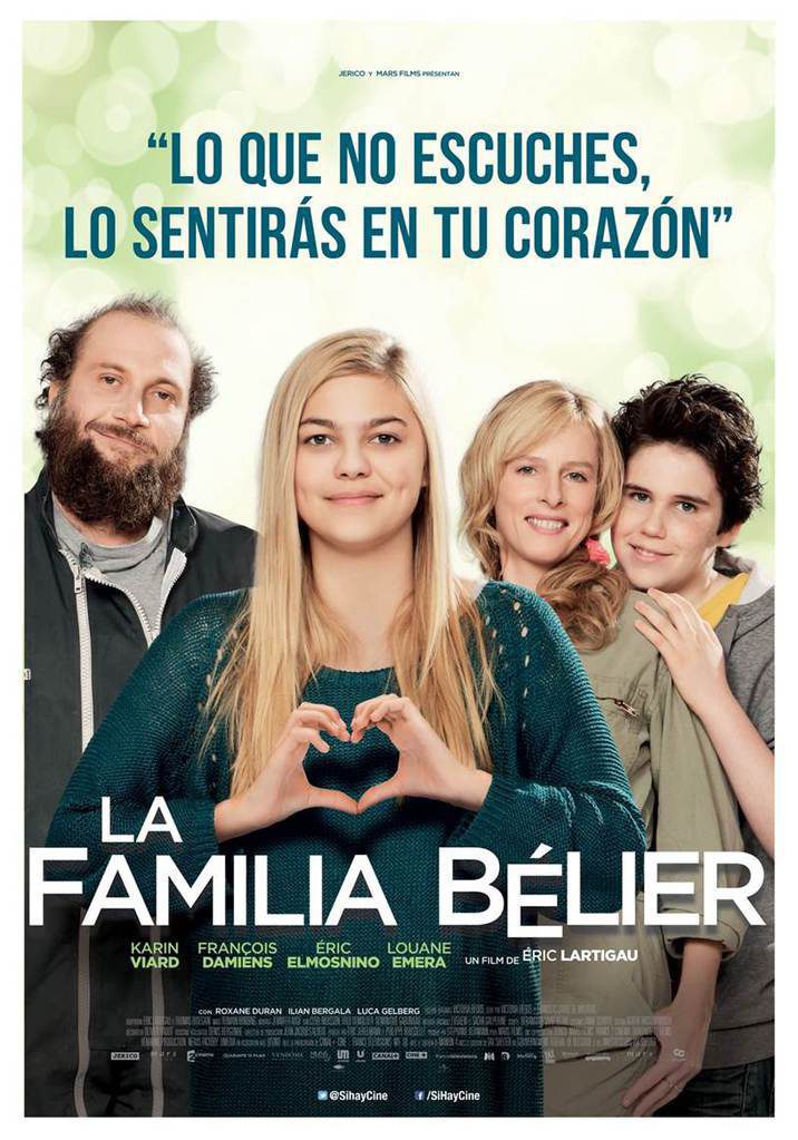 Cartel de La familia Bélier - México