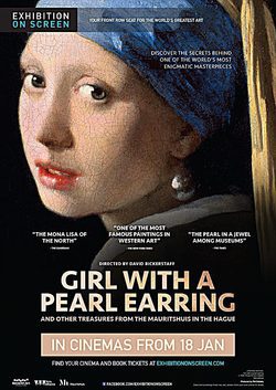 Cartel de La joven de la perla y otros tesoros del Mauritshuis