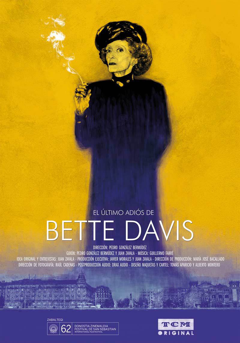 Cartel de El último adiós de Bette Davis - España