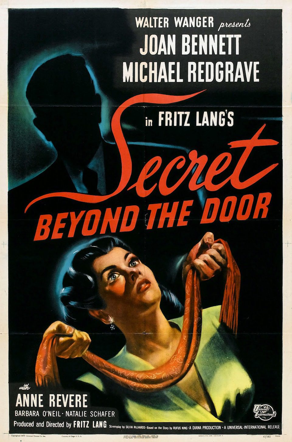 Cartel de Secreto tras la puerta - EEUU