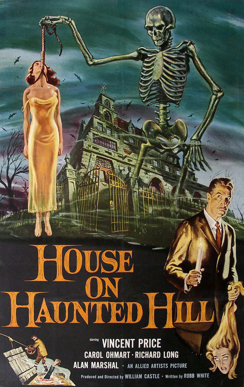 Cartel de House on Haunted Hill - Estados Unidos