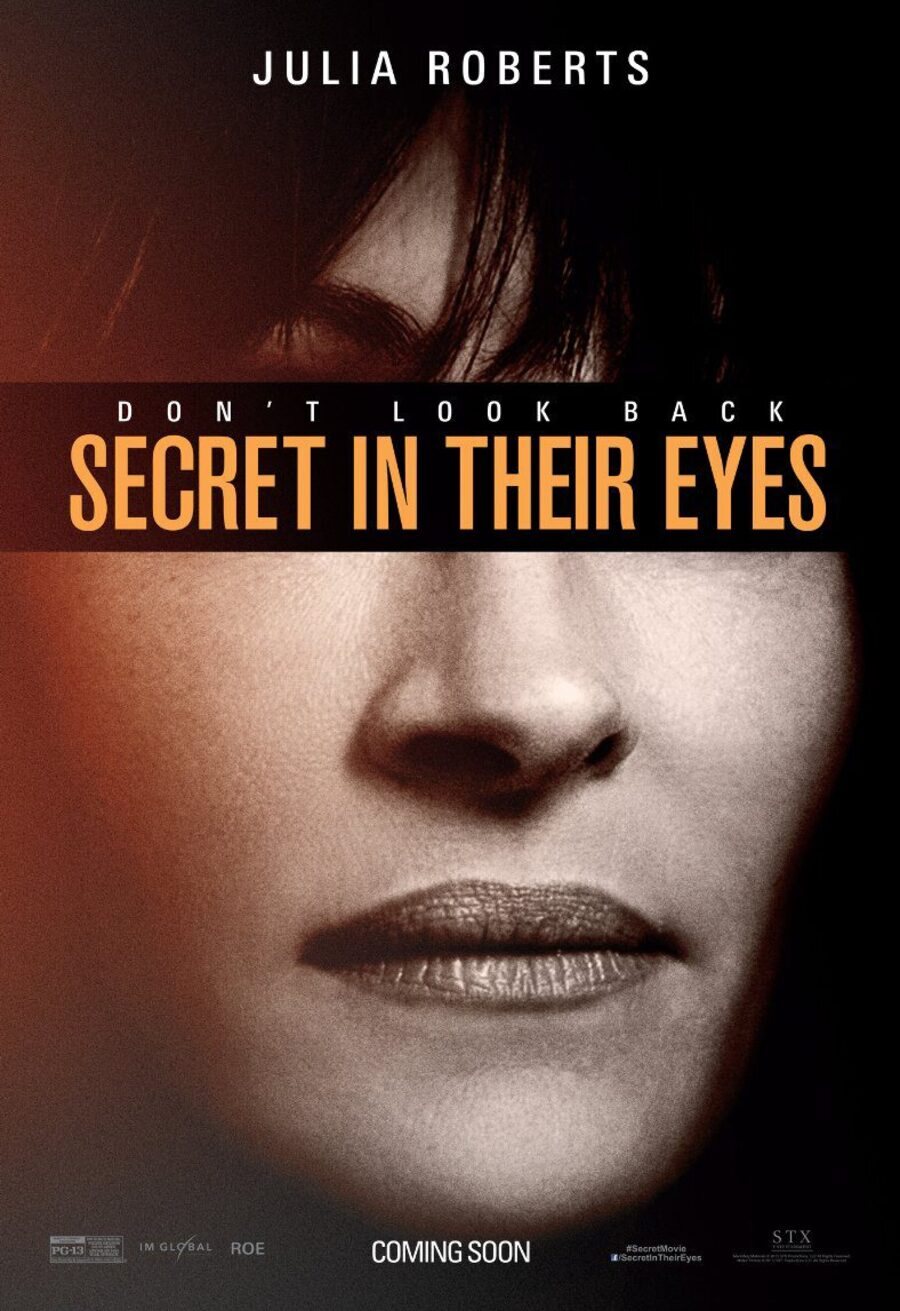Cartel de Secretos de una obsesión - 'Secret in Their Eyes' Julia Roberts