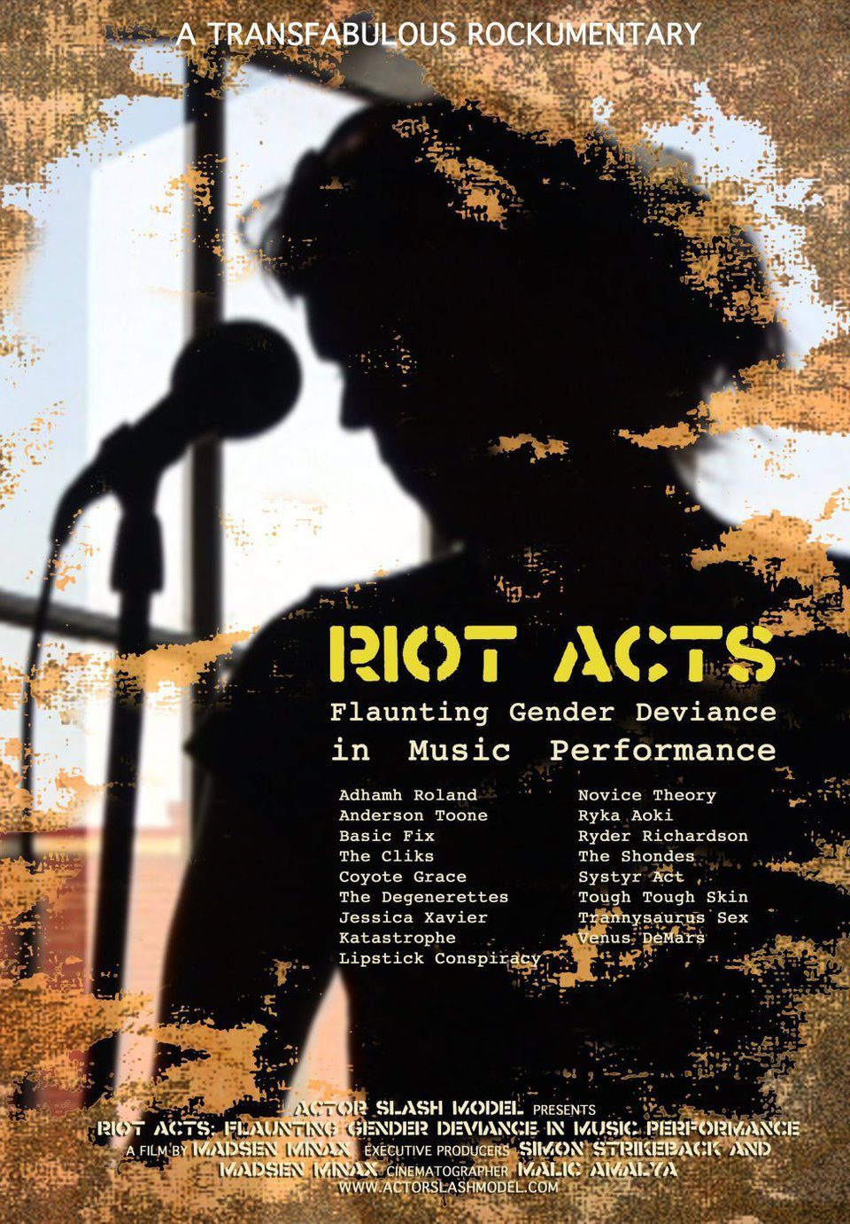 Cartel de Riot Acts - Estados Unidos